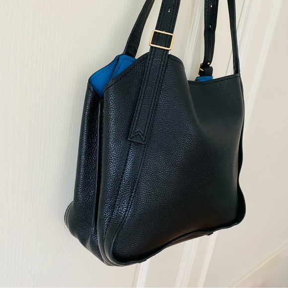 $450 Marc Jacobs the Director Black Pebble Leather Large Shoulder Tote Bag - Picture 11 of 16